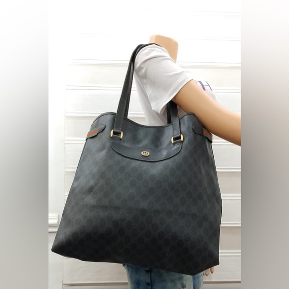 Gucci large Ophidia vintage tote bag - Picture 15 of 15